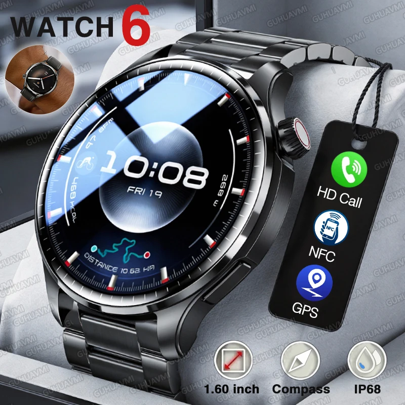 Оригинальные умные часы 6 Pro с GPS, Bluetooth, функцией звонков, AMOLED-экраном, NFC, компасом, альтиметром, датчиком сердечного ритма, водонепроницаемые, спортивные, для мужчин
Оригинальные умные часы 6 Pro с GPS, Bluetooth, функцией звонков, AMOLED-экраном, NFC, компасом, альтиметром, датчиком сердечного ритма, водонепроницаемые, спортивные, для мужчин