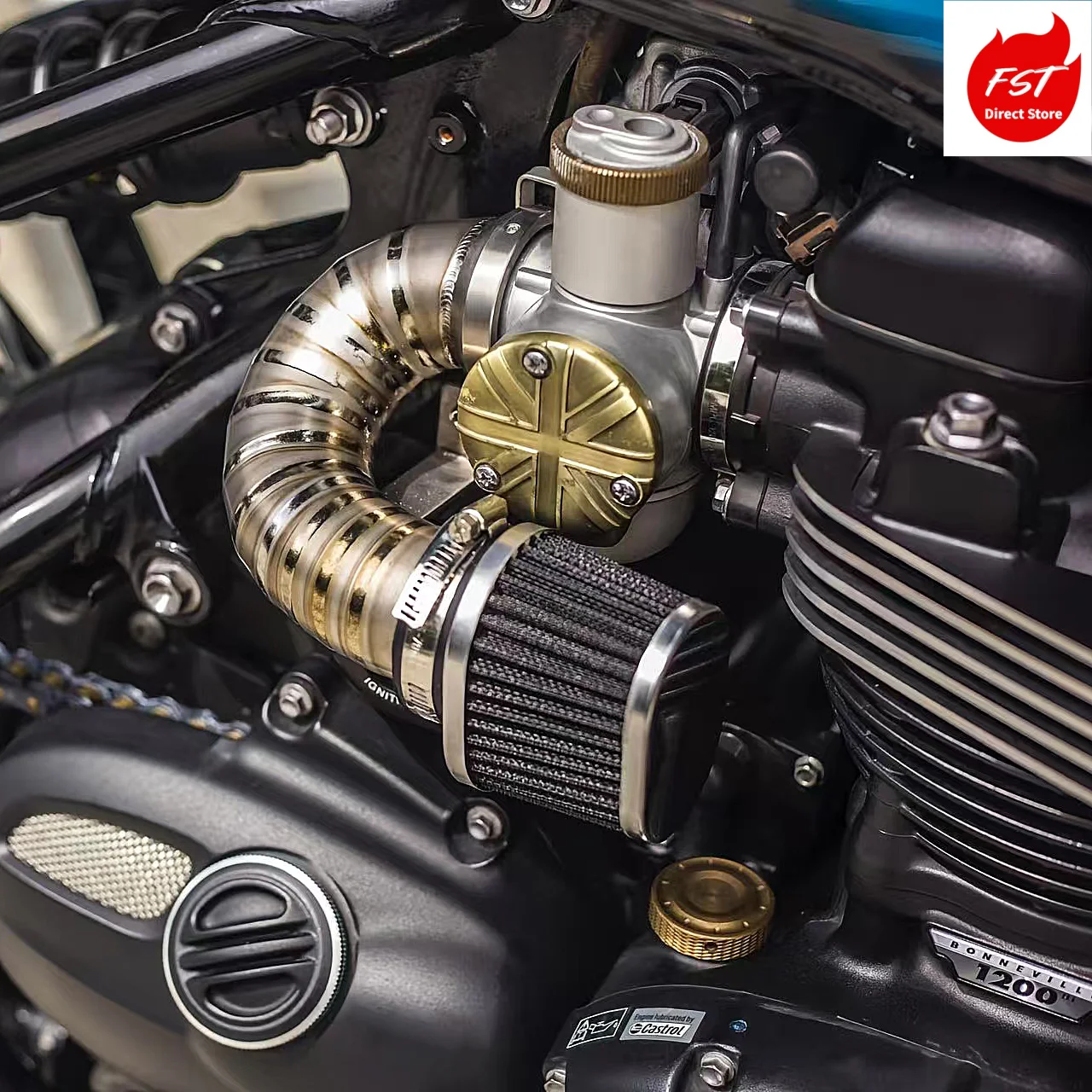 For Blue Burnt Titanium Bobber Exhaust System with Mushroom Head Air Filter Intake Modified Parts for Enhanced Performance
For Blue Burnt Titanium Bobber Exhaust System with Mushroom Head Air Filter Intake Modified Parts for Enhanced Performance