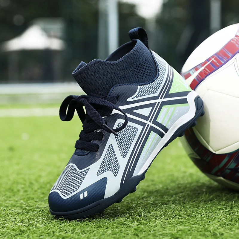 Childrens Soccer Boots TF High-Top Comfortable Breathable Turf Futsal Hall Football Boot Teen Football Tournament Shoes
Childrens Soccer Boots TF High-Top Comfortable Breathable Turf Futsal Hall Football Boot Teen Football Tournament Shoes