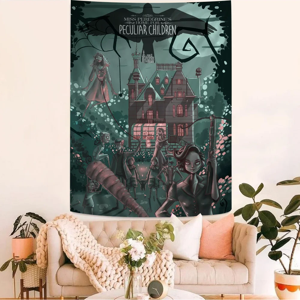 Miss Peregrine's Home For Peculiar Children Cartoon Tapestry For Living Room Home Dorm Decor INS Home Decor
Miss Peregrine's Home For Peculiar Children Cartoon Tapestry For Living Room Home Dorm Decor INS Home Decor