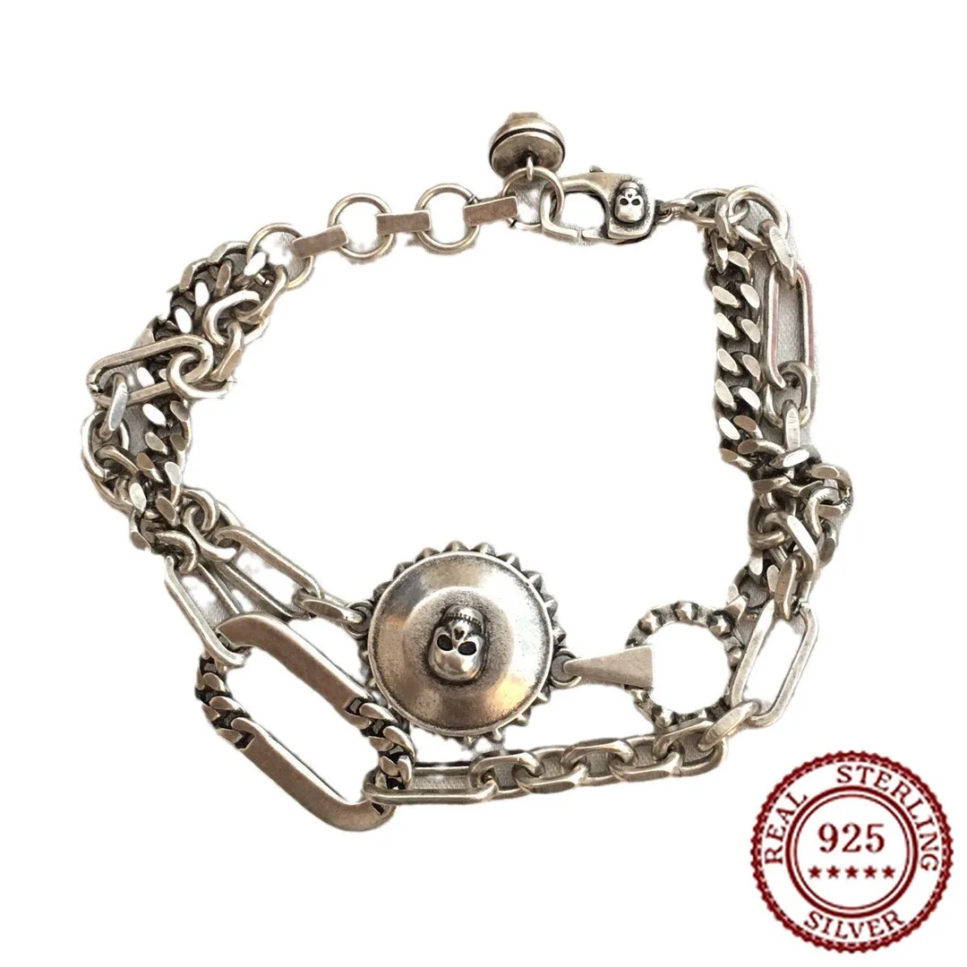2025 New Trendy Classic Double Layer Paper Clip Skull Head Bracelet Women's Personalized Round Brand Bracelet
2025 New Trendy Classic Double Layer Paper Clip Skull Head Bracelet Women's Personalized Round Brand Bracelet