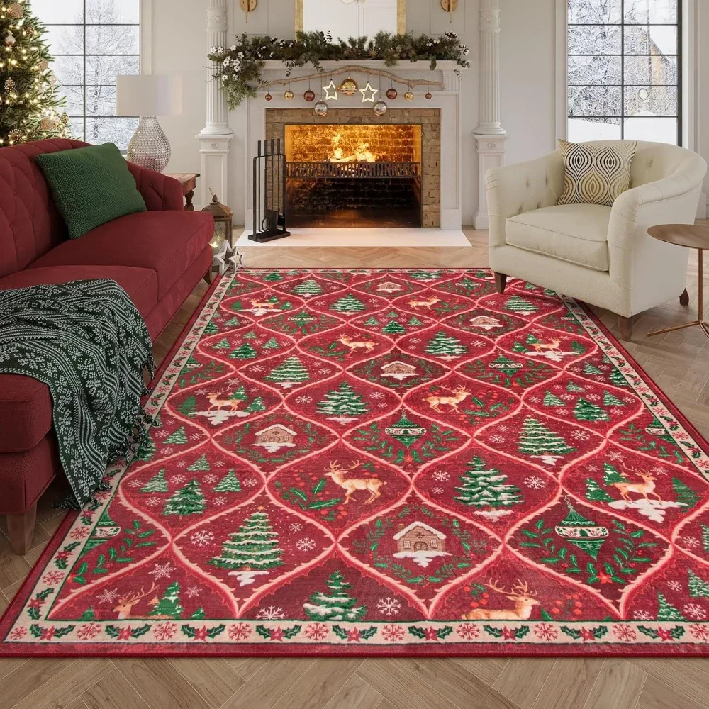 Moroccan Ethnic Style Christmas Carpets for Living Room Bedroom Area Rugs New Year Christmas Tree Theme Home Decor Floor Mat/Rug
Moroccan Ethnic Style Christmas Carpets for Living Room Bedroom Area Rugs New Year Christmas Tree Theme Home Decor Floor Mat/Rug