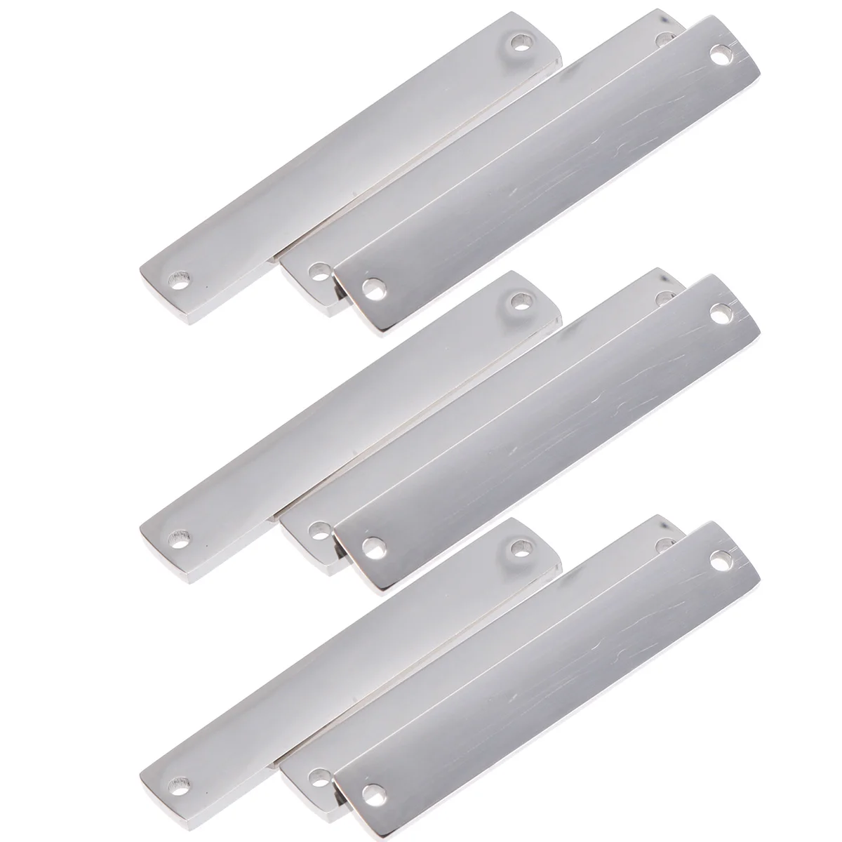10 pcs Dual Hole Connector Stainless Steel Rectangle Pendant DIY Jewelry Accessories Metal Pendants Sweater Chain
10 pcs Dual Hole Connector Stainless Steel Rectangle Pendant DIY Jewelry Accessories Metal Pendants Sweater Chain