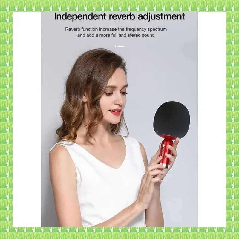 Wireless Microphone Karaoke Artifact Home Karaoke Family Ktv TV Singing Children's Handheld Microphone Red Durable Easy To Use
Wireless Microphone Karaoke Artifact Home Karaoke Family Ktv TV Singing Children's Handheld Microphone Red Durable Easy To Use