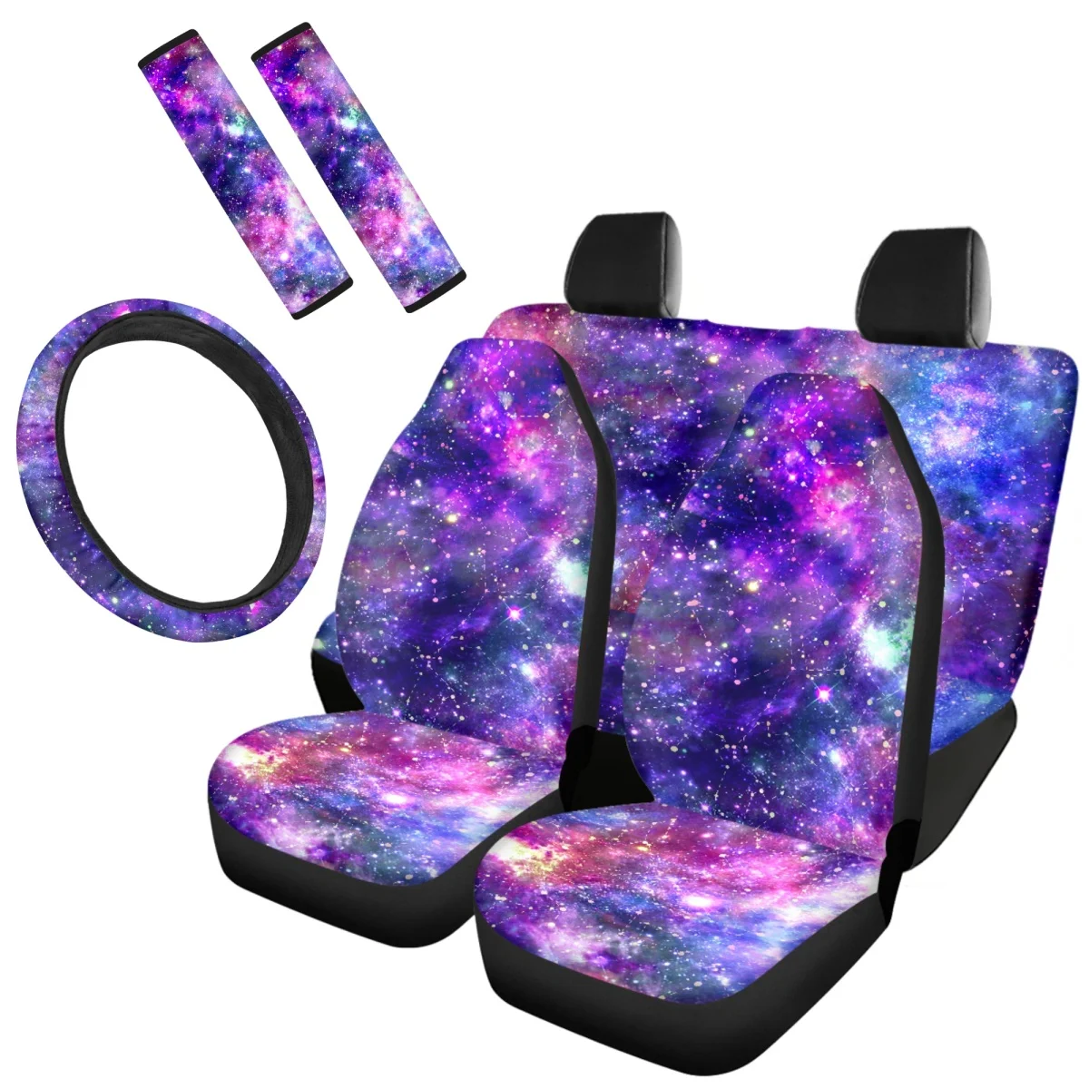 Galaxy 3D Print Washable Car Seat Cover for Women Men Easy to Clean Install Steering Wheel Car Protection Seat Belt Sets Covers
Galaxy 3D Print Washable Car Seat Cover for Women Men Easy to Clean Install Steering Wheel Car Protection Seat Belt Sets Covers