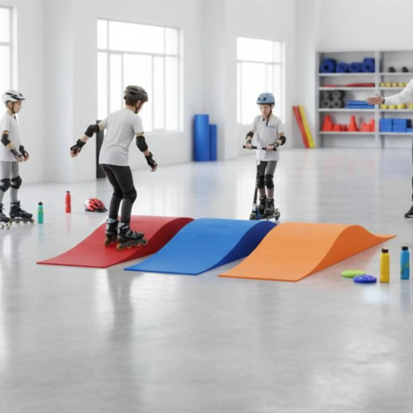 Modular Ramp Set Long-Lasting ABS Plastic Wave Ramp Sports Gear Easy to Assemble Reconfigurable for Training Course
Modular Ramp Set Long-Lasting ABS Plastic Wave Ramp Sports Gear Easy to Assemble Reconfigurable for Training Course
