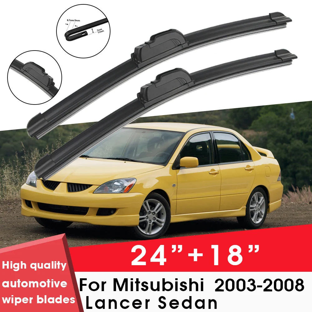 Car Wiper Blade Blades For Mitsubishi Lancer Sedan 2003-2008 24"+18" Windshield Windscreen Clean Rubber Silicon Cars Wipers
Car Wiper Blade Blades For Mitsubishi Lancer Sedan 2003-2008 24"+18" Windshield Windscreen Clean Rubber Silicon Cars Wipers