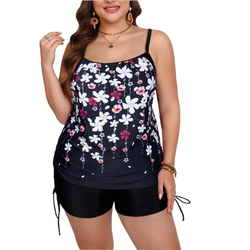 New Print Large Size Tummy Coverage Boy Shorts Two Piece Tankini Conservative Women Bikini Swimsuit for Holiday Hot Spring
New Print Large Size Tummy Coverage Boy Shorts Two Piece Tankini Conservative Women Bikini Swimsuit for Holiday Hot Spring