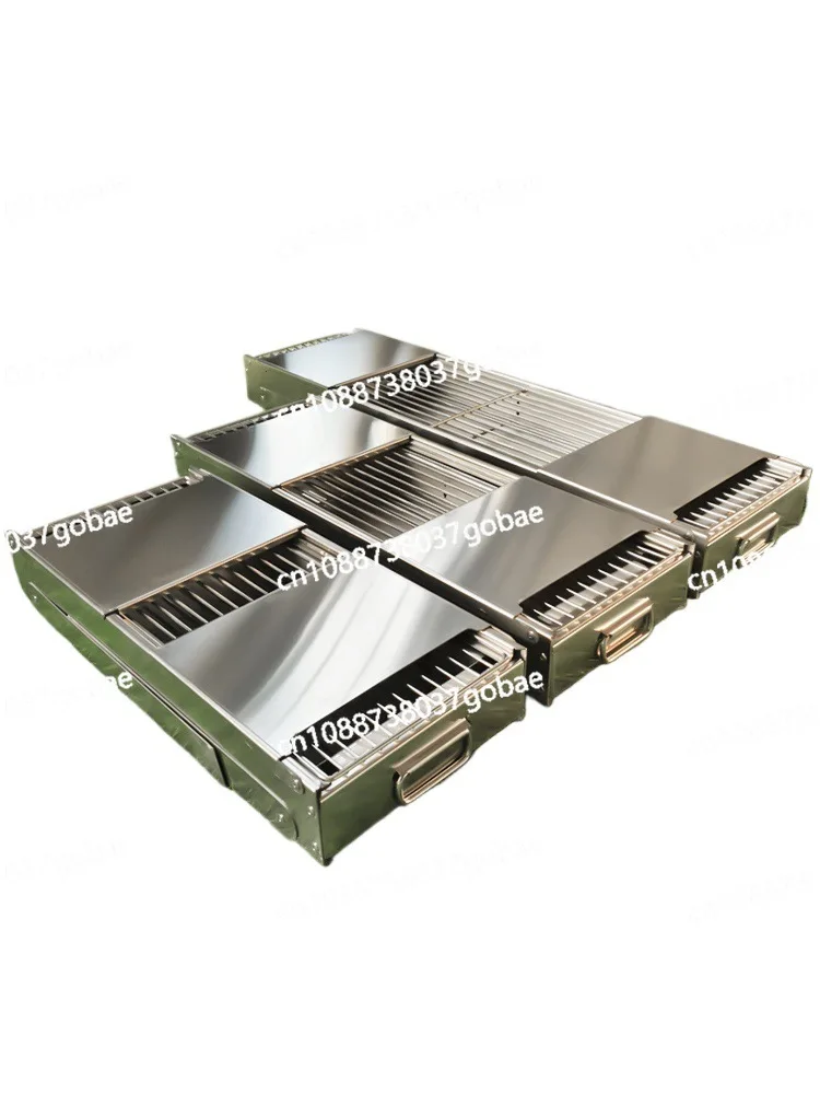 Stainless Steel Barbecue Grill Household Portable Barbecue Grill Outdoor Charcoal Barbecue Grill
Stainless Steel Barbecue Grill Household Portable Barbecue Grill Outdoor Charcoal Barbecue Grill