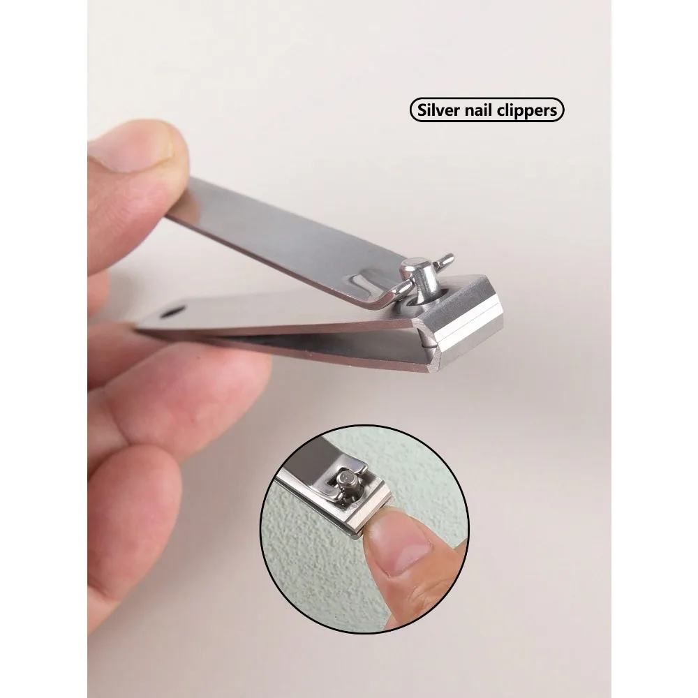1pc Stainless Steel Nail Clipper, Flat Edge Nail Trimmer Suitable For Men And Women
1pc Stainless Steel Nail Clipper, Flat Edge Nail Trimmer Suitable For Men And Women