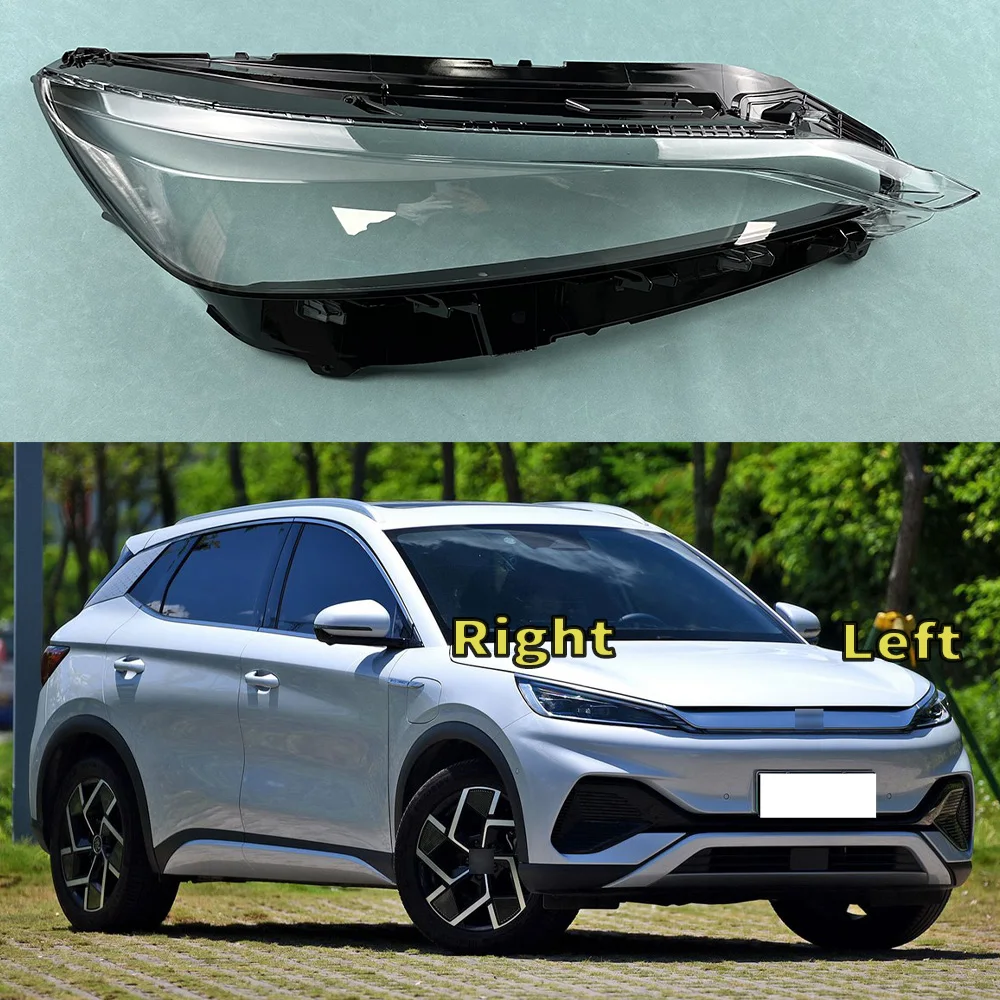 For BYD Yuan Plus 2022 2023 Front Headlamp Lamp Cover Transparent Headlight Shell Lens Plexiglass Replace The Original Lampshade
For BYD Yuan Plus 2022 2023 Front Headlamp Lamp Cover Transparent Headlight Shell Lens Plexiglass Replace The Original Lampshade