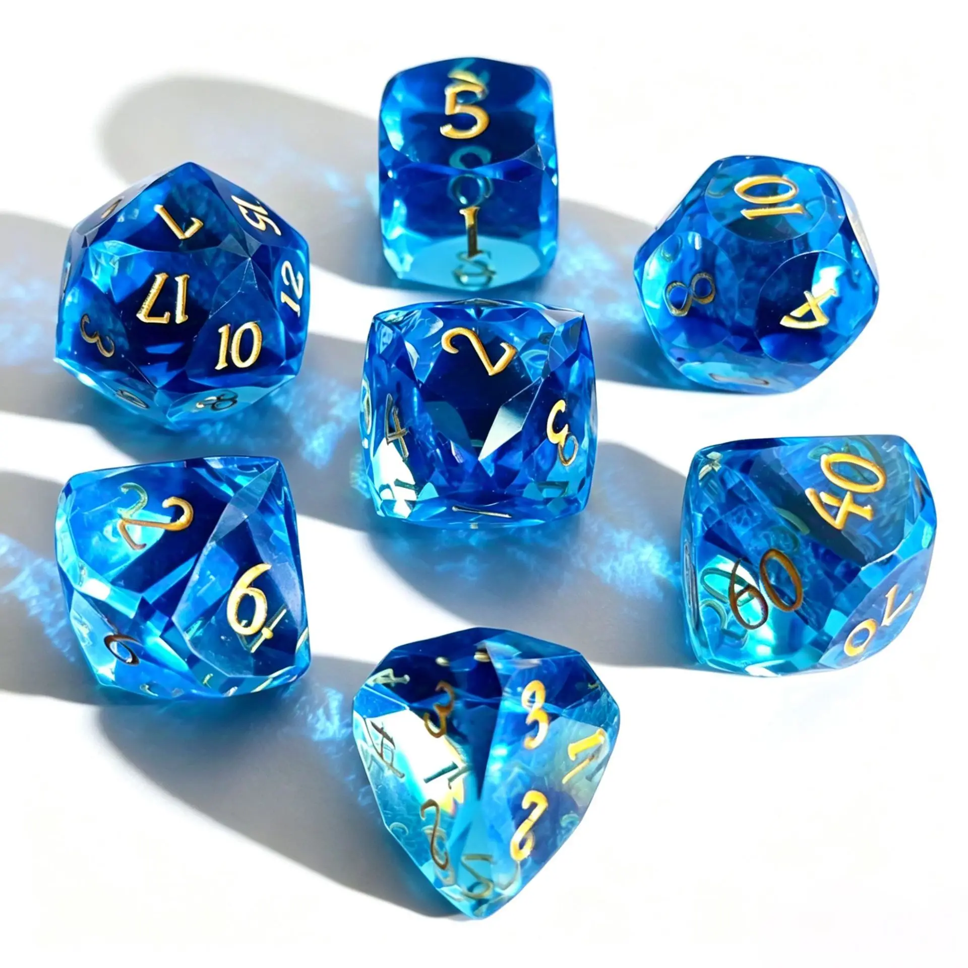 Multi-sided DND RPG Resin dice set, 7pcs Polyhedral D&D Cube for Dungeons & Dragons tabletop game role-playing game dice D20 D6
Multi-sided DND RPG Resin dice set, 7pcs Polyhedral D&D Cube for Dungeons & Dragons tabletop game role-playing game dice D20 D6