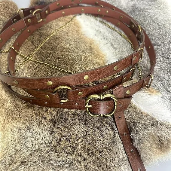 Punk Style Dual-purpose Belt Detachable Body Chain 2 Pack
Punk Style Dual-purpose Belt Detachable Body Chain 2 Pack