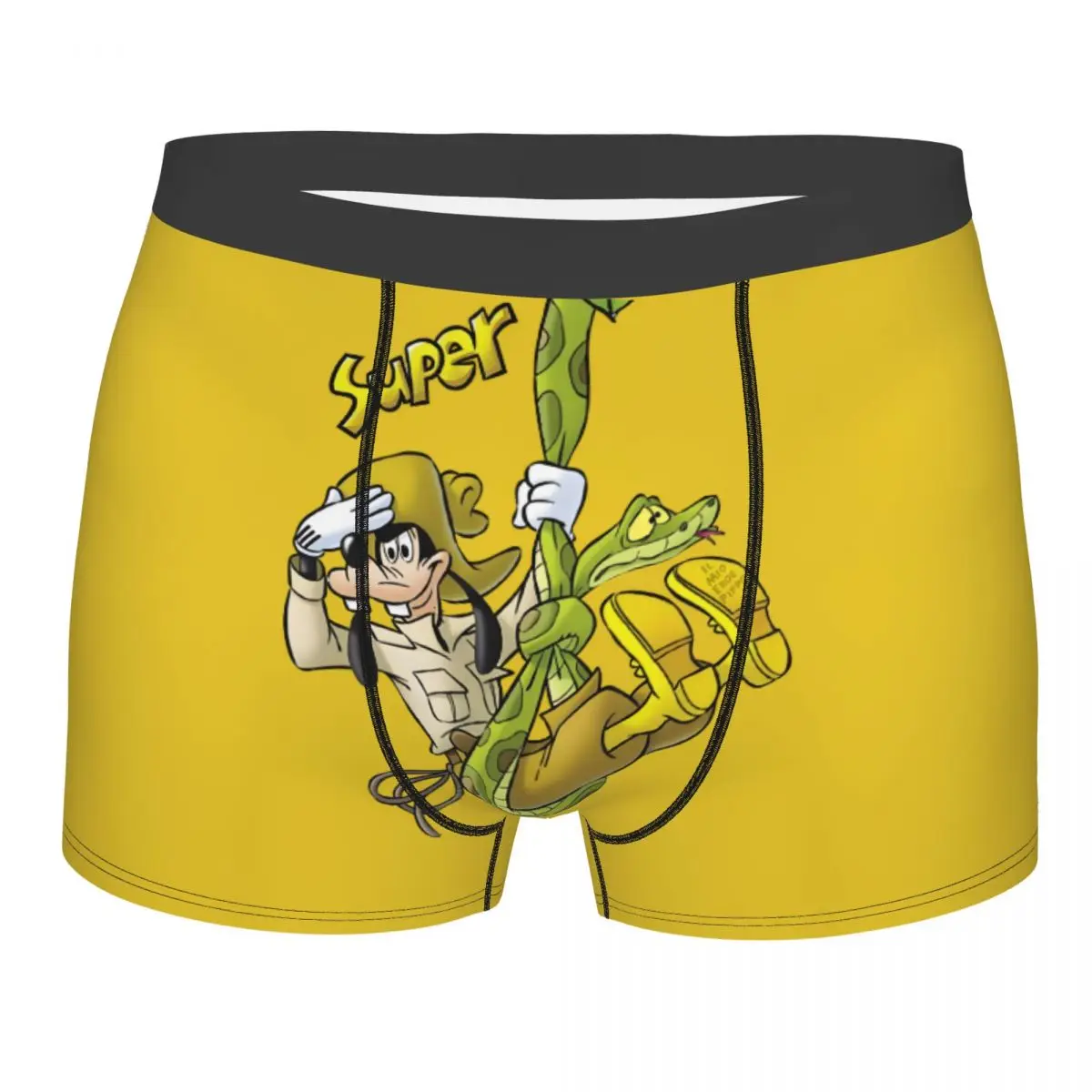 Нижнее белье Goofy Goof на заказ, мужское эластичное аниме-мультфильм Трусы-боксеры, шорты, мягкие трусы для мужчин 
Нижнее белье Goofy Goof на заказ, мужское эластичное аниме-мультфильм Трусы-боксеры, шорты, мягкие трусы для мужчин
