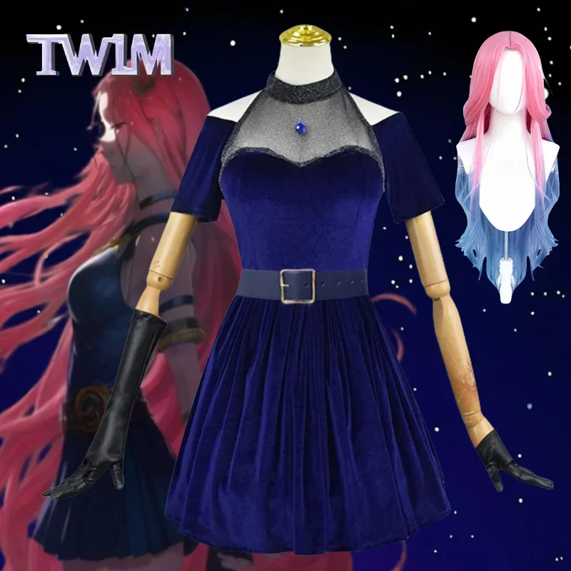Anime Alien Stage Mizi Dress Costume Cosplay Sexy Dress Velvet Skirt Suit Pink Gradient Blue Wig Halloween Women EveningDress
Anime Alien Stage Mizi Dress Costume Cosplay Sexy Dress Velvet Skirt Suit Pink Gradient Blue Wig Halloween Women EveningDress