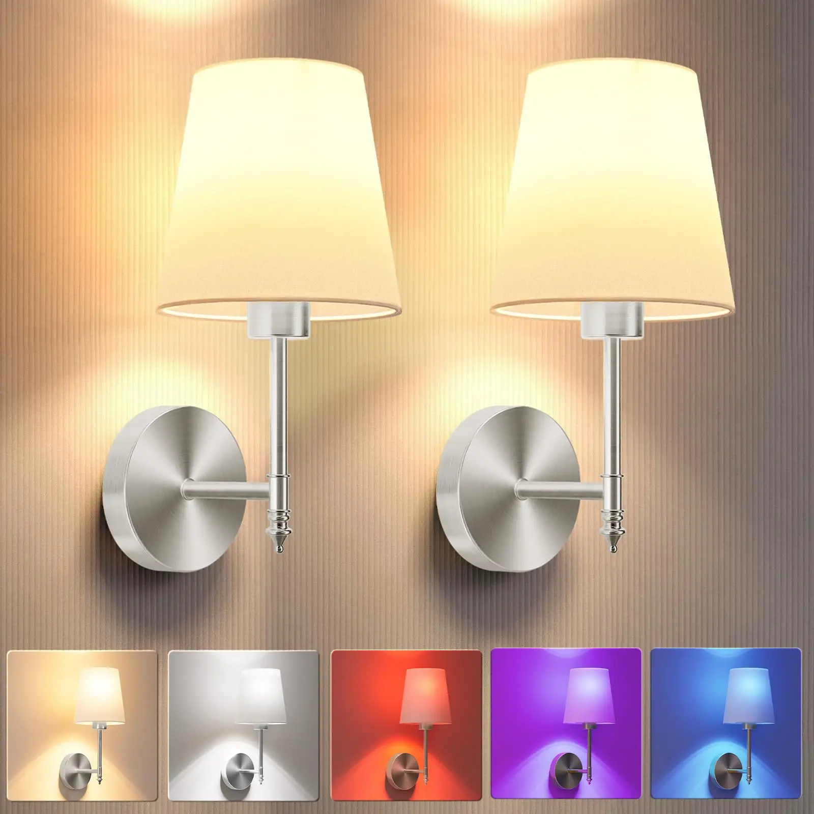 Retro LED Wall Lamp Rechargeable Wireless Required RGB Dimmable Strip Remote Control Ideal for Bedroom Headboards Living Room
Retro LED Wall Lamp Rechargeable Wireless Required RGB Dimmable Strip Remote Control Ideal for Bedroom Headboards Living Room