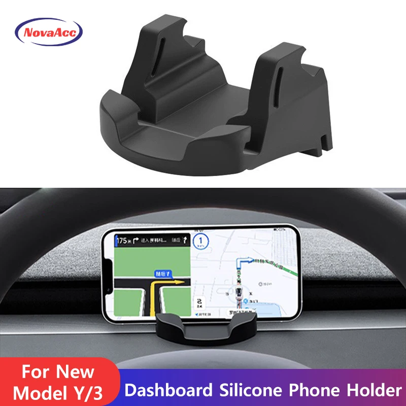 Car Phone Holder For Tesla Model Y Juniper 3 Highland Silicone Dashboard Mount Stable Non - Shaky Adjustable Scratch - Resistant
Car Phone Holder For Tesla Model Y Juniper 3 Highland Silicone Dashboard Mount Stable Non - Shaky Adjustable Scratch - Resistant