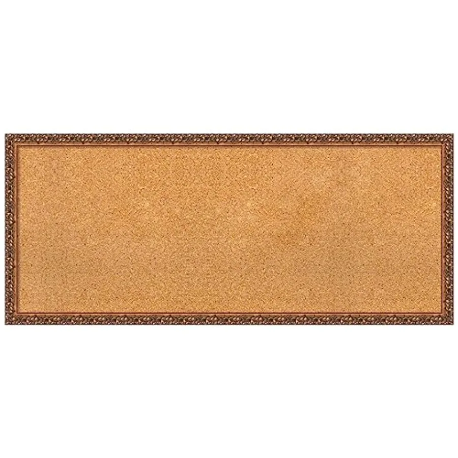 Натуральная пробковая доска для стен 18x42, доска для заметок с бронзовой рамкой, большая пробковая доска для офиса и дома, традиционный декор для организации пространства
Натуральная пробковая доска для стен 18x42, доска для заметок с бронзовой рамкой, большая пробковая доска для офиса и дома, традиционный декор для организации пространства