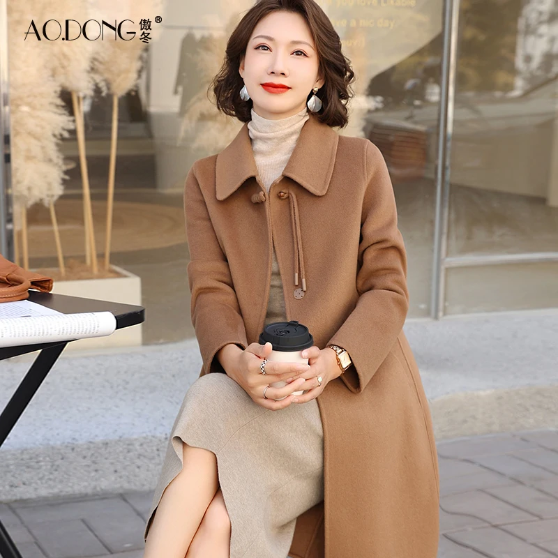 2024 New High end Double sided Velvet Coat for Women's Mid length Slim Fit Mom Woolen Temperament Fashion Coat Autumn and Winter
2024 New High end Double sided Velvet Coat for Women's Mid length Slim Fit Mom Woolen Temperament Fashion Coat Autumn and Winter