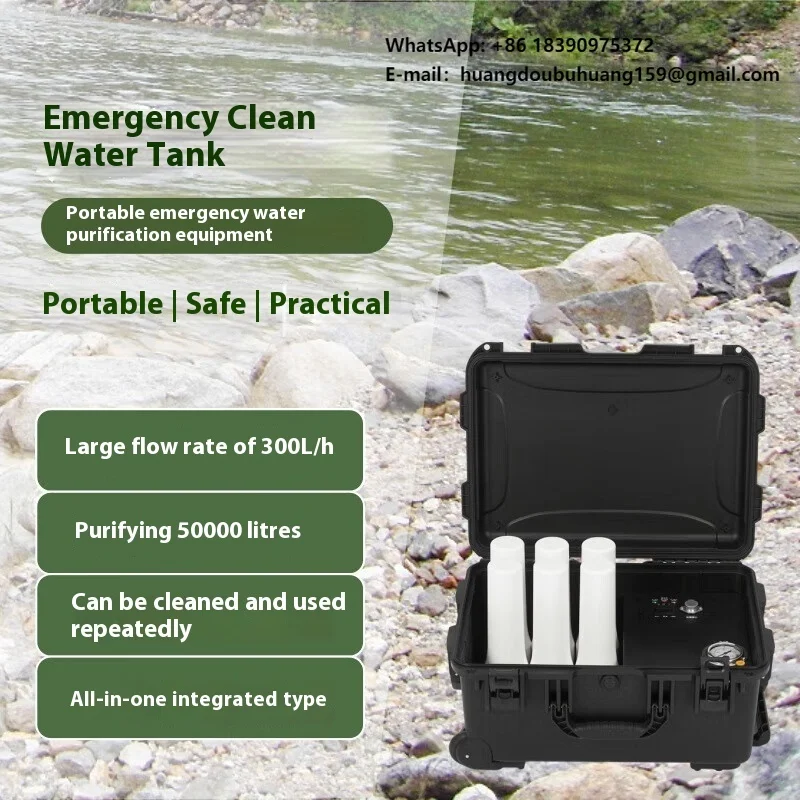 Lasdayq Outdoor Emergency Rescue Water Purifier Outdoor Portable Electric Water Purifier with Filter
Lasdayq Outdoor Emergency Rescue Water Purifier Outdoor Portable Electric Water Purifier with Filter