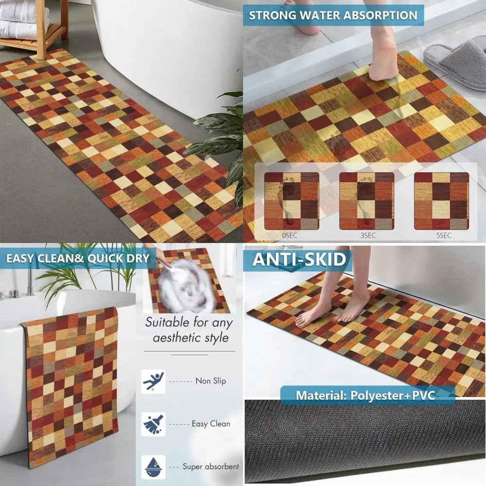 custom-sized rubber non-slip, quick-drying, super absorbent thin bath rugs, washable mats for bathroom floors
custom-sized rubber non-slip, quick-drying, super absorbent thin bath rugs, washable mats for bathroom floors