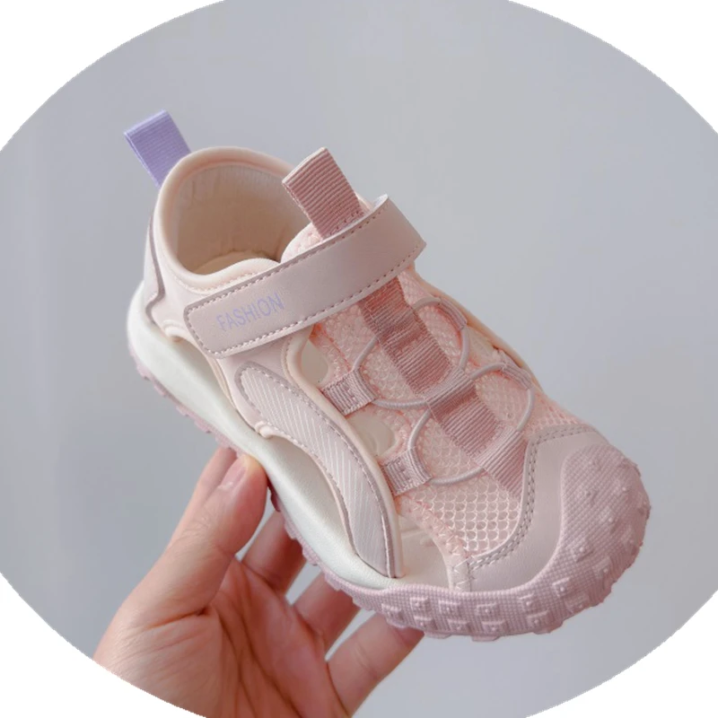 High Quality Kids Beach Sandals Closed Toe Fashion Toddler Sandal Sneakers Shoes With Breathable Mesh Boys Girls Summer Walkers
High Quality Kids Beach Sandals Closed Toe Fashion Toddler Sandal Sneakers Shoes With Breathable Mesh Boys Girls Summer Walkers