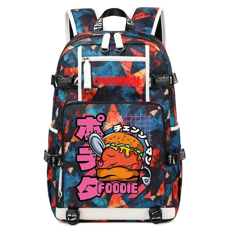 Chainsaw Anime Print Student Backpack Large Capacity Casual Daypack for Kids Teens School Travel
Chainsaw Anime Print Student Backpack Large Capacity Casual Daypack for Kids Teens School Travel