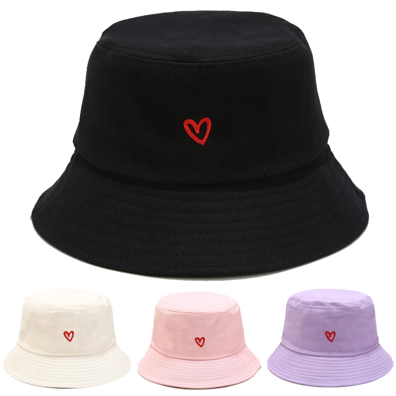 Spring Autumn Bucket Hat for Women Men Love Embroidered Fisherman Hat Street Hip Hop Heart Couple Cap Outdoor Fishing Sun Visors
Spring Autumn Bucket Hat for Women Men Love Embroidered Fisherman Hat Street Hip Hop Heart Couple Cap Outdoor Fishing Sun Visors