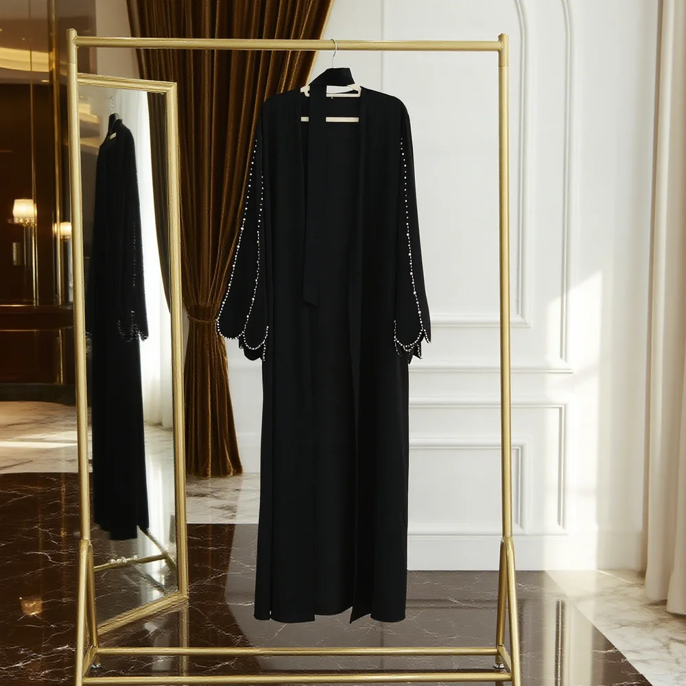 Дубай с бриллиантами, открытое кимоно Абая, женское мусульманское платье, турецкий кафтан, кафтан Femme Musulmane Jalabiya, арабский халат, исламская одежда, платье
Дубай с бриллиантами, открытое кимоно Абая, женское мусульманское платье, турецкий кафтан, кафтан Femme Musulmane Jalabiya, арабский халат, исламская одежда, платье