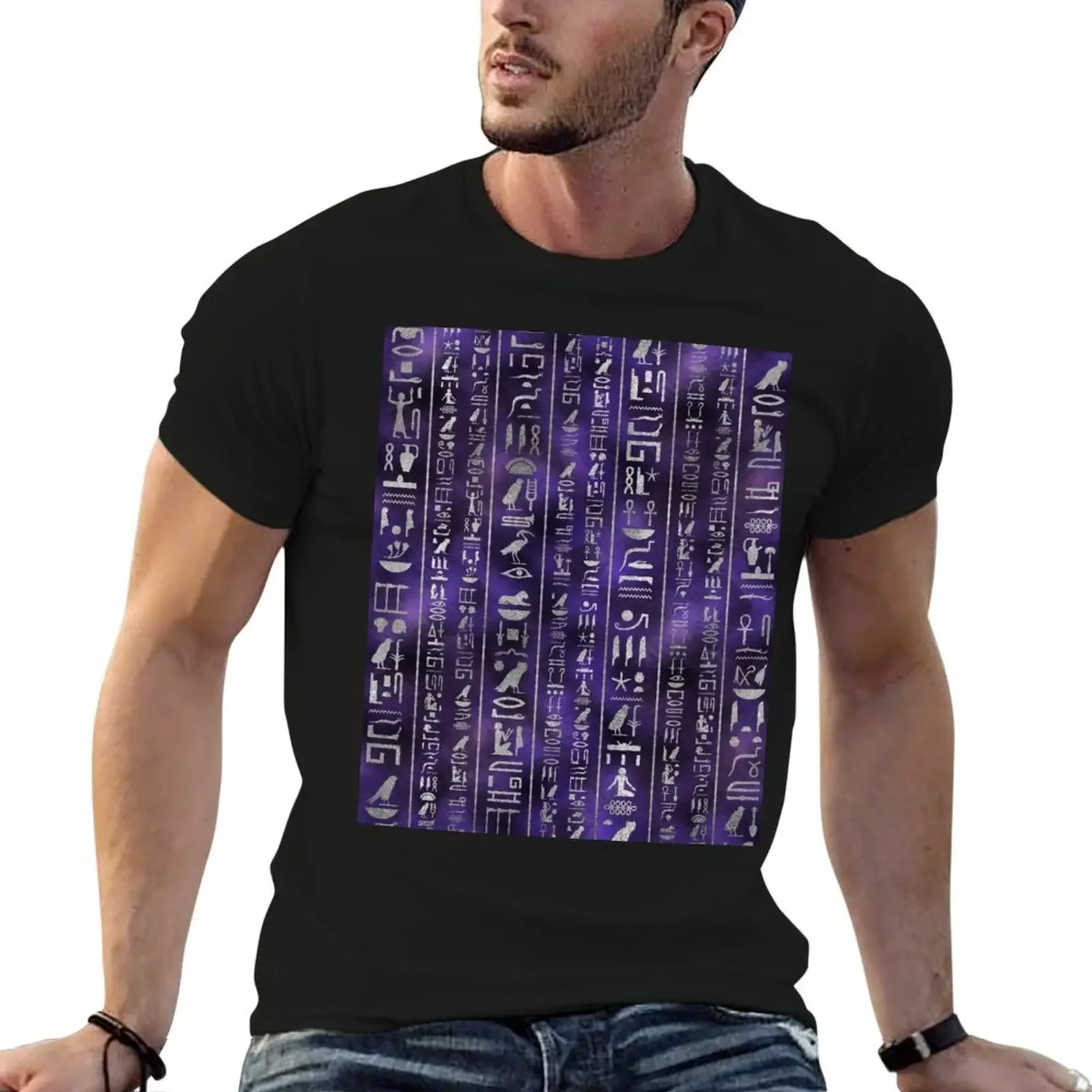 Silver Egyptian hieroglyphics pattern T-Shirt korean fashion man clothes customs anime stuff tshirts for men
Silver Egyptian hieroglyphics pattern T-Shirt korean fashion man clothes customs anime stuff tshirts for men