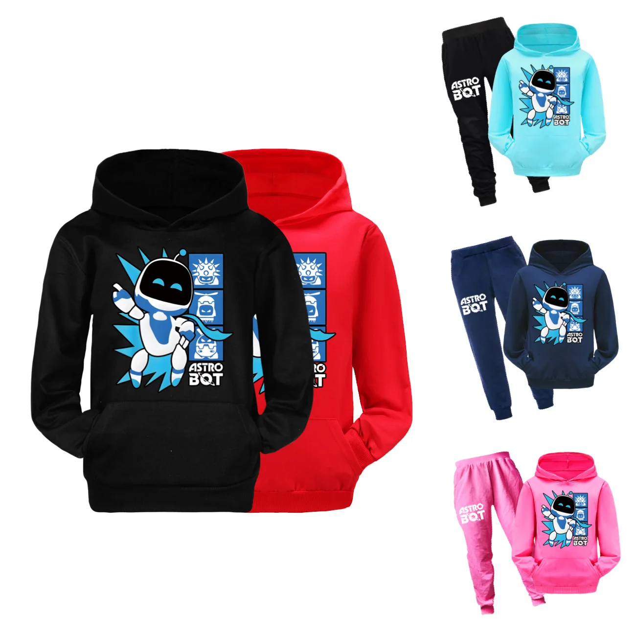 ASTRO BOT Series Hoodie Kids Playroom Game Astrobot Clothes Boys Fashion Pocket Sweatshirts Pants 2pcs Set Toddler Girls Outfits
ASTRO BOT Series Hoodie Kids Playroom Game Astrobot Clothes Boys Fashion Pocket Sweatshirts Pants 2pcs Set Toddler Girls Outfits