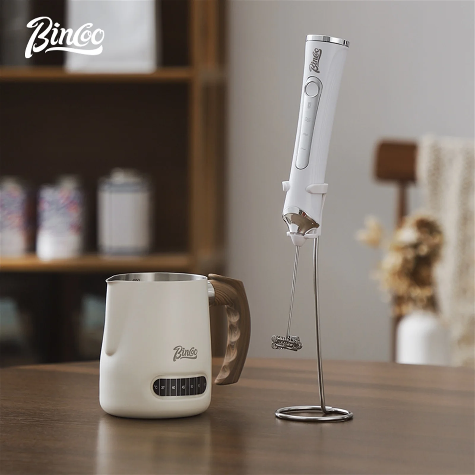 Bincoo Electric Milk Frothers Handheld Wireless Blender USB Mini Coffee Maker Whisk Mixer Cappuccino Cream Egg Beater Blender
Bincoo Electric Milk Frothers Handheld Wireless Blender USB Mini Coffee Maker Whisk Mixer Cappuccino Cream Egg Beater Blender