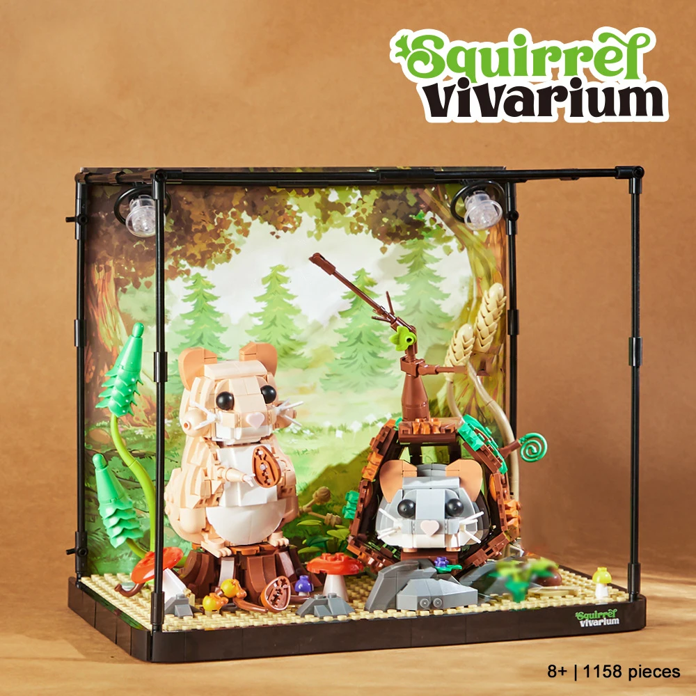 Hamster Animal Model Building Blocks 1158 Pieces Assembled Construction Toy Children DIY Game Home Desktop Decoration
Hamster Animal Model Building Blocks 1158 Pieces Assembled Construction Toy Children DIY Game Home Desktop Decoration