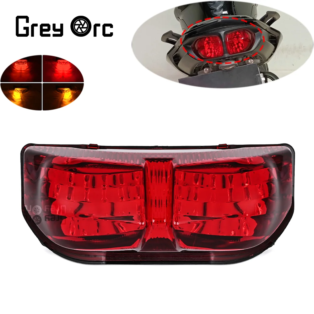 Rear LED Tail Light Brake Turn Signals Integrated For Yamaha Fazer FZ1 2006-2013 2007 FZ8 2010-2013 2012 Motorcycle Taillight
Rear LED Tail Light Brake Turn Signals Integrated For Yamaha Fazer FZ1 2006-2013 2007 FZ8 2010-2013 2012 Motorcycle Taillight