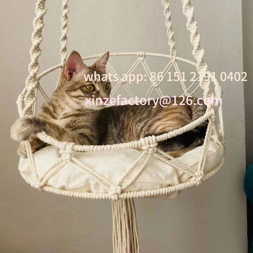Customizable Winter Hand-Woven Kitten Hammock Hanging Cat Bed Bohemian Belt Kit Upholstery Cat Litter
Customizable Winter Hand-Woven Kitten Hammock Hanging Cat Bed Bohemian Belt Kit Upholstery Cat Litter
