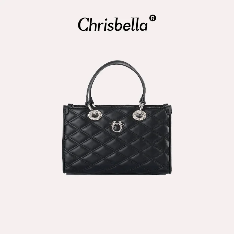 Chrisbella Xiaoxiangfeng bag, European and American fashion trend diamond chain bag, high-end shoulder messenger bag
Chrisbella Xiaoxiangfeng bag, European and American fashion trend diamond chain bag, high-end shoulder messenger bag