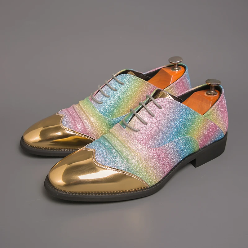 New Men Business Formal Leather Shoes in Various Colors Casual Lace-up Comfortable Fashionable Leather Shoes Banquet Shoes Men
New Men Business Formal Leather Shoes in Various Colors Casual Lace-up Comfortable Fashionable Leather Shoes Banquet Shoes Men