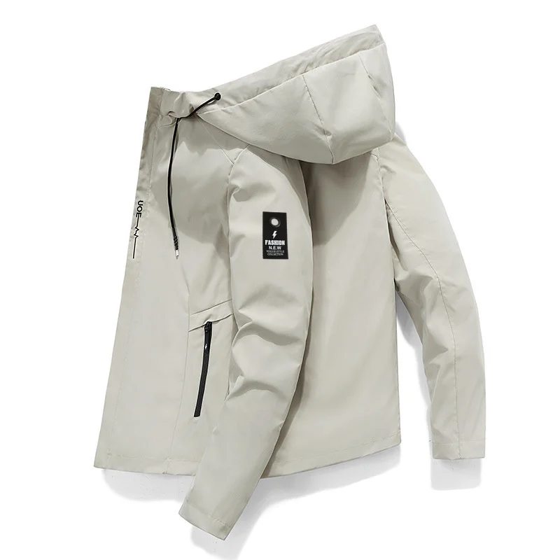 Spring and Autumn Fashion New Men's Hooded Zipper Jacket Mountaineering Sports Men's Fashion Casual High Quality Jacket
Spring and Autumn Fashion New Men's Hooded Zipper Jacket Mountaineering Sports Men's Fashion Casual High Quality Jacket