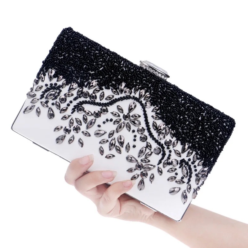 Elegant Black White Evening Bags 2023 New Fashion Beading Purses Wedding Party Mother Handbags for Women Crossbody Square Clutch
Elegant Black White Evening Bags 2023 New Fashion Beading Purses Wedding Party Mother Handbags for Women Crossbody Square Clutch