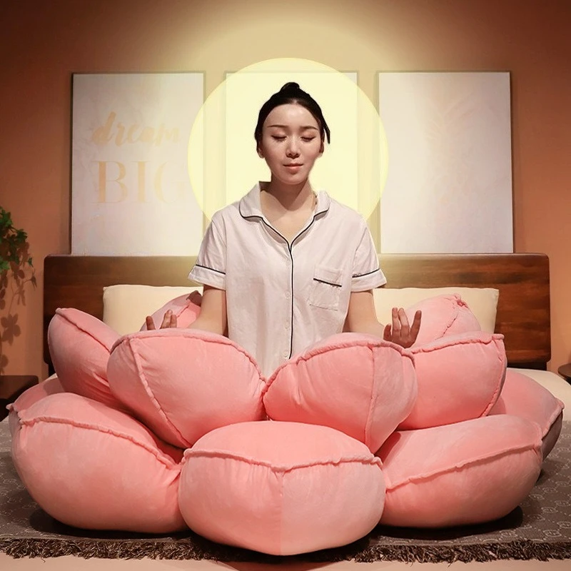 Lotus Sitting Cushion Blue Comfortable Flower Futon Mat Filling Cotton Floor Mat Sofa Large Cushions for Adult Kids Home Decor
Lotus Sitting Cushion Blue Comfortable Flower Futon Mat Filling Cotton Floor Mat Sofa Large Cushions for Adult Kids Home Decor