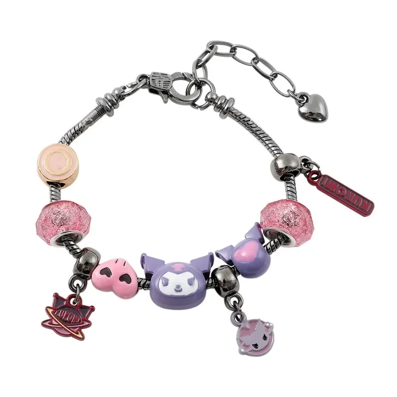 Sanrio Объединенный ограниченный браслет kuromi Аниме периферийные ювелирные изделия мультфильм Сделай Сам творческий подарок для девочек на день рождения
Sanrio Объединенный ограниченный браслет kuromi Аниме периферийные ювелирные изделия мультфильм Сделай Сам творческий подарок для девочек на день рождения