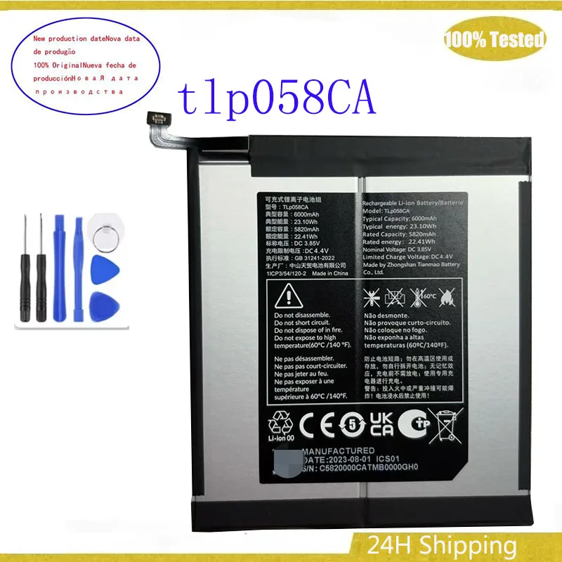 Original Battery TLP058CA 6000mAh Batteries AKKU Batteria + Free Tools
Original Battery TLP058CA 6000mAh Batteries AKKU Batteria + Free Tools