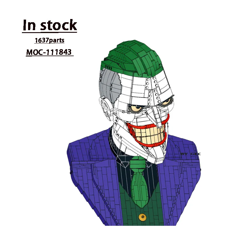 MOC-111843 Classic Movie Bust Building Block Model1637 Parts MOC Creative Educational Boy Kids Birthday Building Blocks Toy Gift
MOC-111843 Classic Movie Bust Building Block Model1637 Parts MOC Creative Educational Boy Kids Birthday Building Blocks Toy Gift
