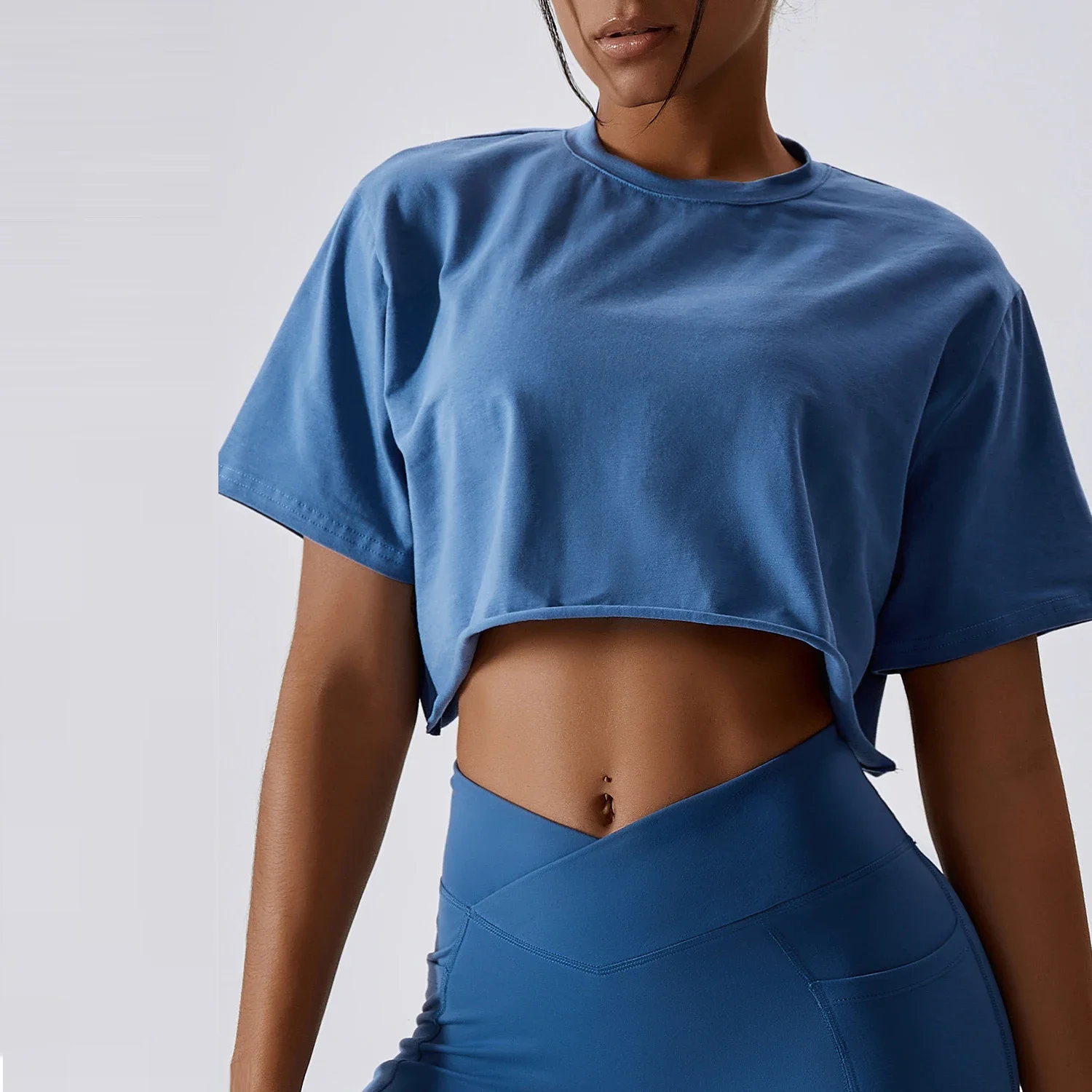 Casual T-Shirt Cotton Women Short Sleeve Tops Dance Sports Running Clothes Yoga Fitness Crop Top Loose Gym Workout Shirts
Casual T-Shirt Cotton Women Short Sleeve Tops Dance Sports Running Clothes Yoga Fitness Crop Top Loose Gym Workout Shirts