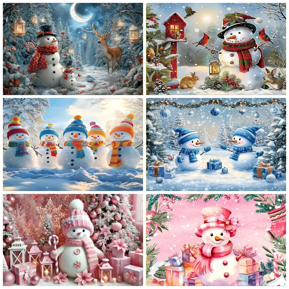 Winter Snowman Backdrop Cute And Warm Christmas And New Year Photography Background Birthday Party Decoration Room Hanging
Winter Snowman Backdrop Cute And Warm Christmas And New Year Photography Background Birthday Party Decoration Room Hanging