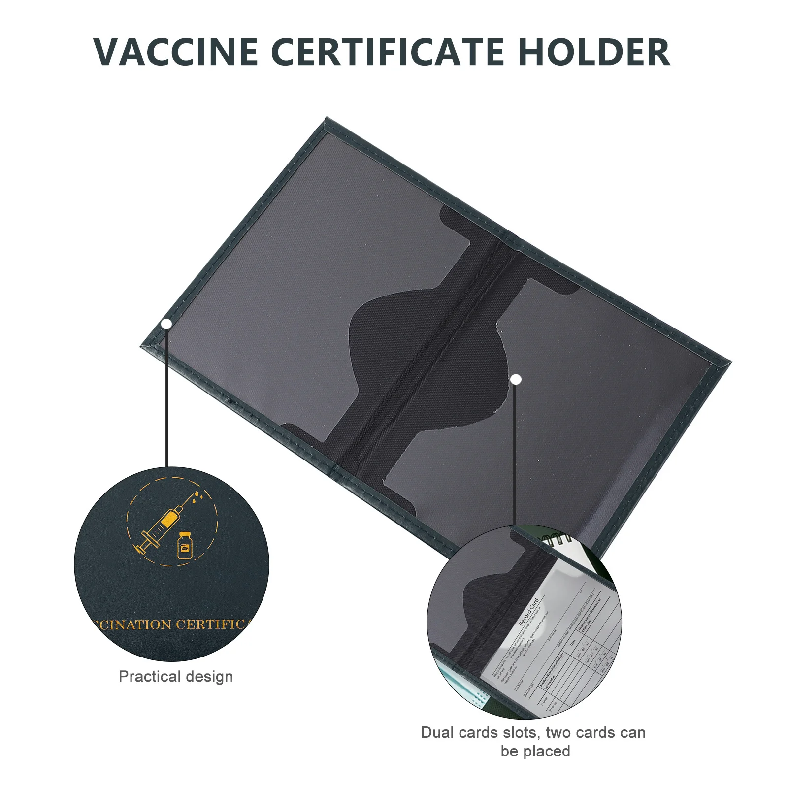 3Pcs Card Holder Waterproof PU Dual Protector for Business, Office, Student Use Immunization
3Pcs Card Holder Waterproof PU Dual Protector for Business, Office, Student Use Immunization