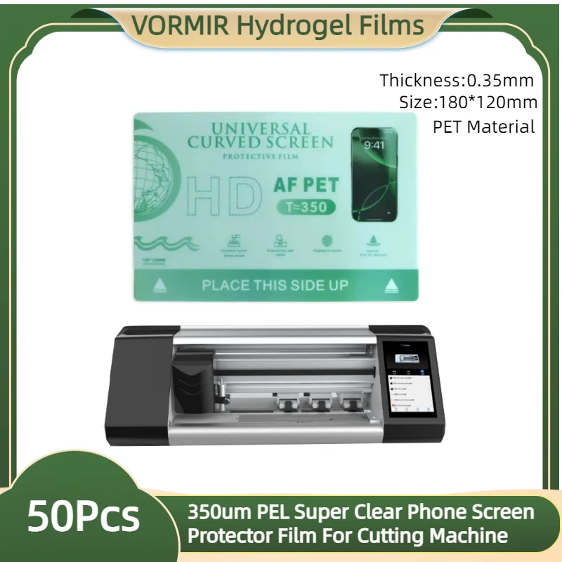 50pcs 350um PET HD Explosion-proof Flat Phone Screen Protective Film Super Clear Anti-fingerprint Protector For Cutting Machine
50pcs 350um PET HD Explosion-proof Flat Phone Screen Protective Film Super Clear Anti-fingerprint Protector For Cutting Machine