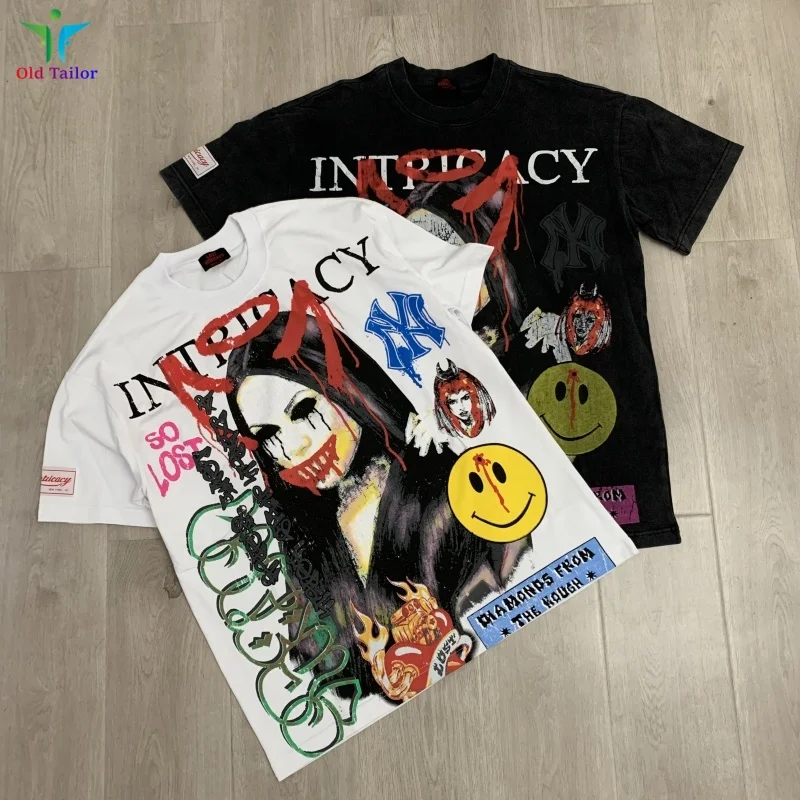 New Products Lost intricacy 2025 white black fashion prints summer hip hop trend loose men women couple popular T-shirt
New Products Lost intricacy 2025 white black fashion prints summer hip hop trend loose men women couple popular T-shirt