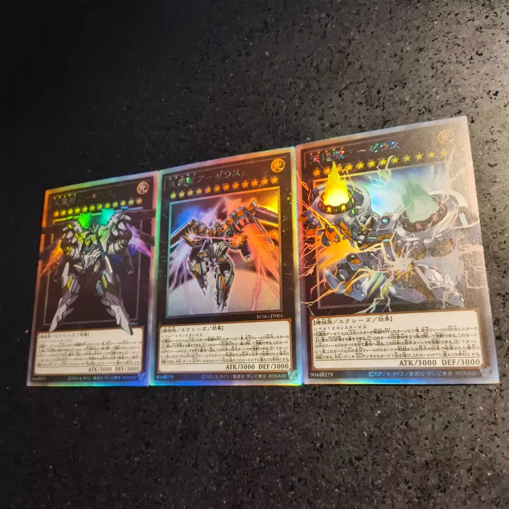 Yu-Gi-Oh! Divine Arsenal AA-ZEUS Sky Thunder 3pcs Self-made Card Series Set Anime Peripheral Game Collection Card Holiday Gift
Yu-Gi-Oh! Divine Arsenal AA-ZEUS Sky Thunder 3pcs Self-made Card Series Set Anime Peripheral Game Collection Card Holiday Gift