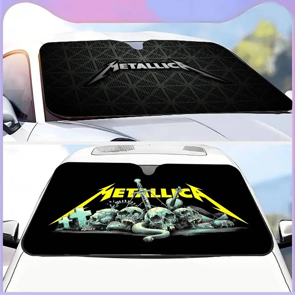 LOGO M-METALLICA Band Cartoon Car Window Windscreen Cover Sun Shade Auto Sun Visor Car-covers Car Solar Protection
LOGO M-METALLICA Band Cartoon Car Window Windscreen Cover Sun Shade Auto Sun Visor Car-covers Car Solar Protection